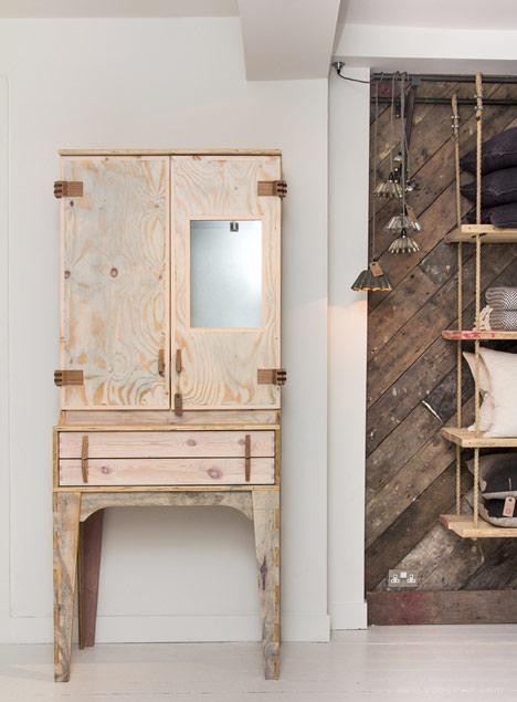 北伦敦设计店-手工制作的仿古产品货架---酷图编号4