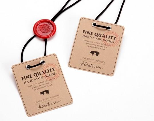 加拿大设计-The Dirty Apron熟食店包装-从面包袋,购物袋,礼品盒,饭盒和货架上的产品和磁带---酷图编号6