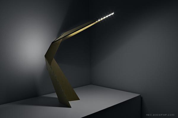 匈牙利布达佩斯Alberto Vasquez设计师作品-纸板对折台灯设计---酷图编号2