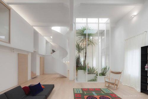 意大利老工业大厦里面的私人住宅空间室内设计欣赏--BoA工作室作品---酷图编号1005232