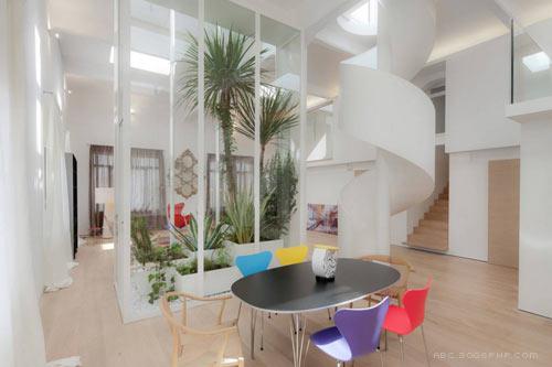 意大利老工业大厦里面的私人住宅空间室内设计欣赏--BoA工作室作品---酷图编号1005246