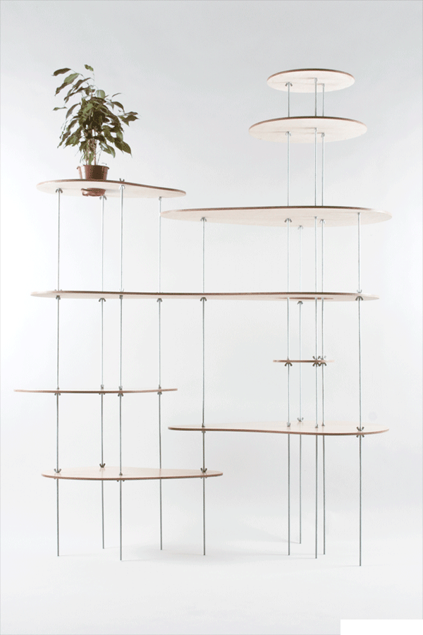 Nenuphar-植物花卉盆景架-俄罗斯圣彼得堡Lesha Galkin设计师作品---酷图编号1007803