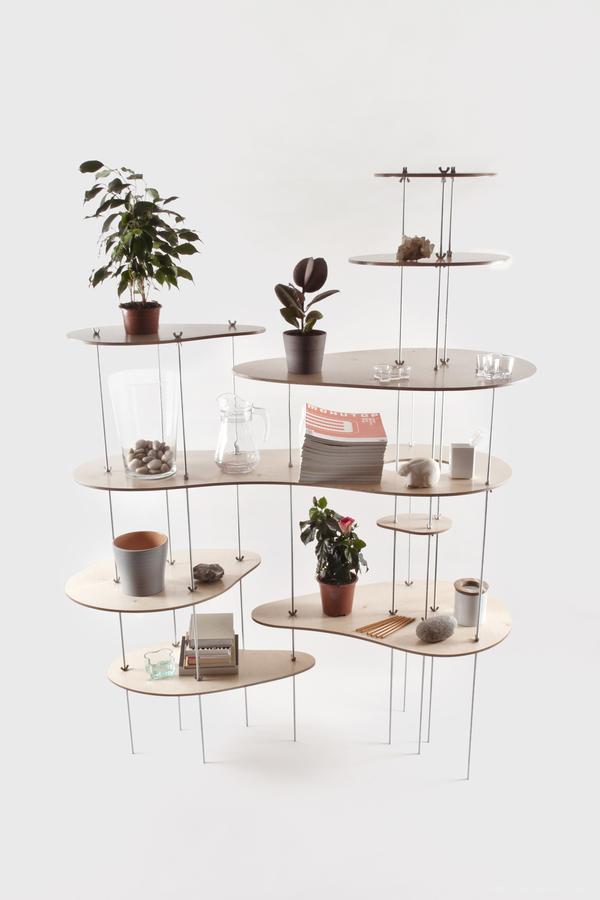 Nenuphar-植物花卉盆景架-俄罗斯圣彼得堡Lesha Galkin设计师作品---酷图编号1007808