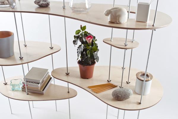 Nenuphar-植物花卉盆景架-俄罗斯圣彼得堡Lesha Galkin设计师作品---酷图编号1007809