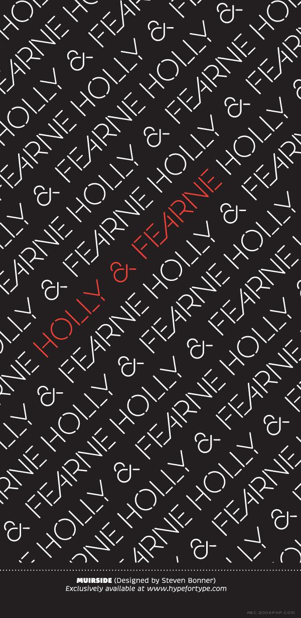 黑色小字体簿-多样化的字体字母数字海边设计-英国伦敦HypeForType设计机构作品---酷图编号4