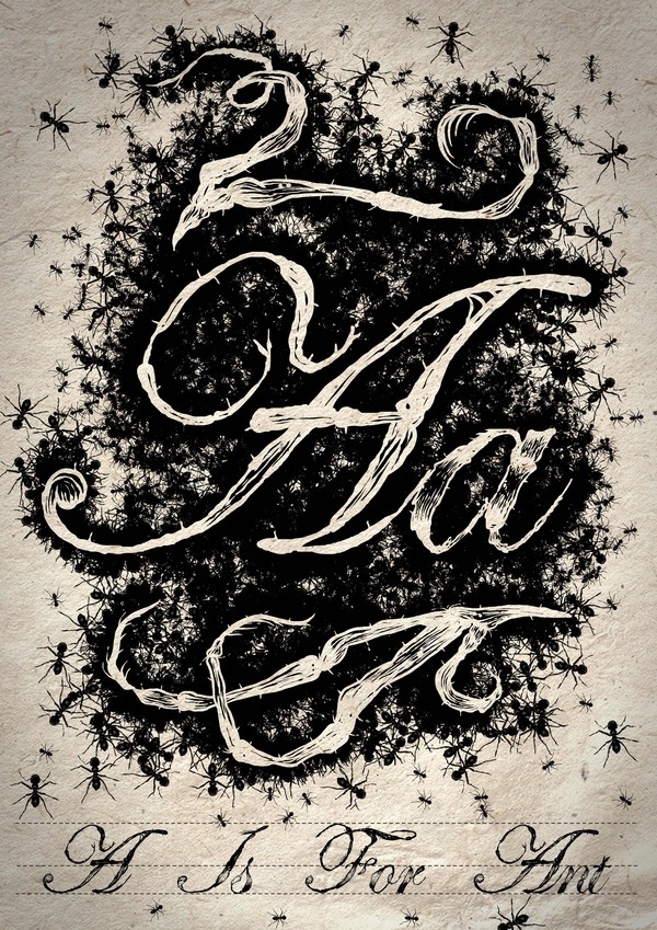 Anatomy Font-炫酷花纹欧式字体字母设计-澳大利亚布里斯班Ella Mobbs设计师作品图片