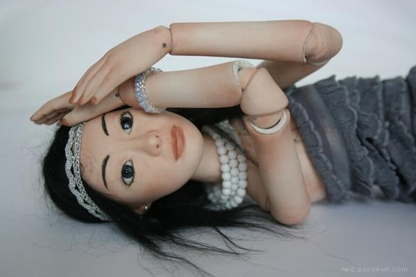 Kei铰接式艺术家瓷女模娃娃-爱尔兰Kamila Igras设计师作品---酷图编号1