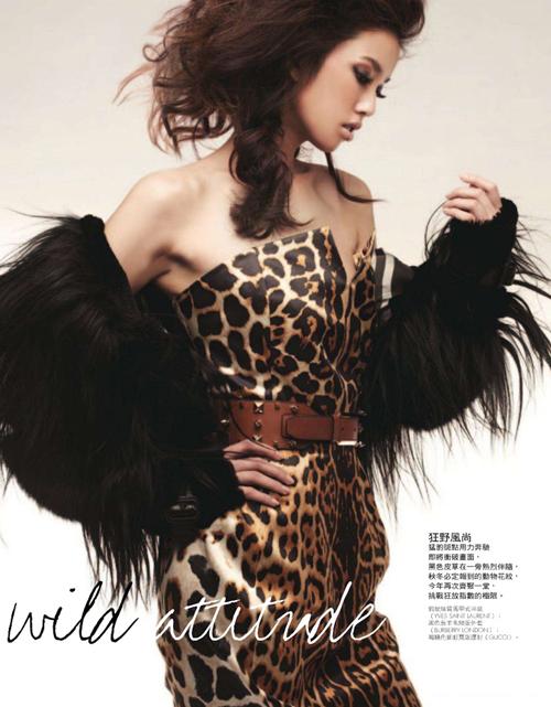 风雅秋旅-Elle台湾时装秀封面设计-奢侈的中性风格---酷图编号6