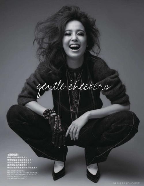 风雅秋旅-Elle台湾时装秀封面设计-奢侈的中性风格---酷图编号5