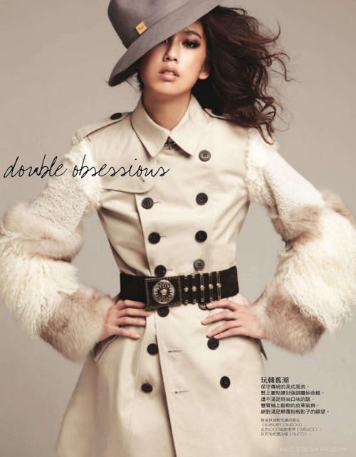 风雅秋旅-Elle台湾时装秀封面设计-奢侈的中性风格---酷图编号4