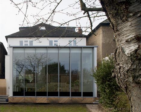 伦敦南部的家-橡树屏蔽楼梯和双高窗口-Liddicoat & Goldhill建筑师作品---酷图编号11