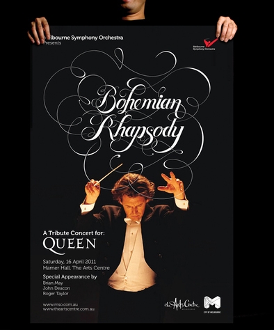 波希米亚狂想曲-时尚花纹音乐会英文字母设计-澳大利亚墨尔本Bobby Haiqalsyah设计师作品图片