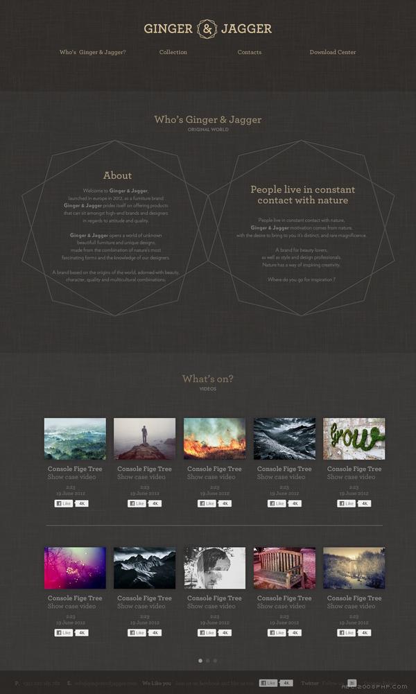 Ginger & Jagger家居品牌,灵感来自大树年轮-葡萄牙波尔图This is Pacifica设计机构作品---酷图编号17