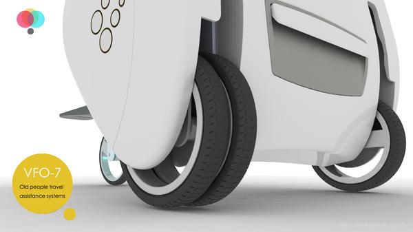 专为老年人打造的旅游,购物,援助车辆-中国北京Ziran Zhao设计师作品---酷图编号3