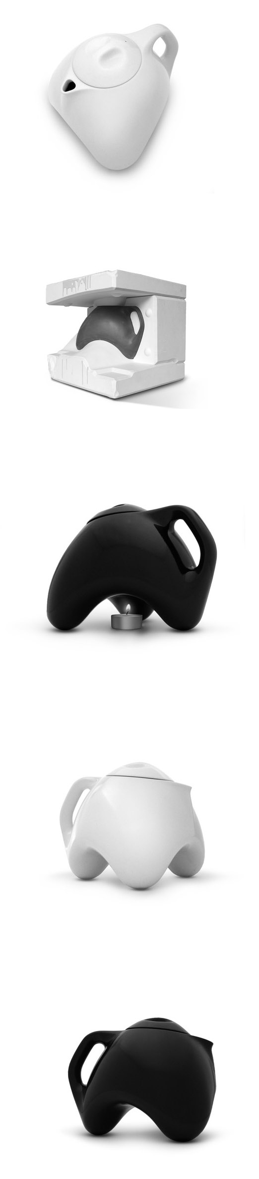 鼎壶-三条腿的Tripot Teapot陶瓷茶壶-美国Matthew Pauk工业设计师作品封面大图