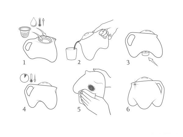 鼎壶-三条腿的Tripot Teapot陶瓷茶壶-美国Matthew Pauk工业设计师作品---酷图编号1017623