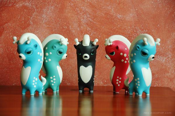 奥地利维也纳Teodoru Badiu玩具设计师作品-害羞魅力的海马姑娘树脂玩具---酷图编号11