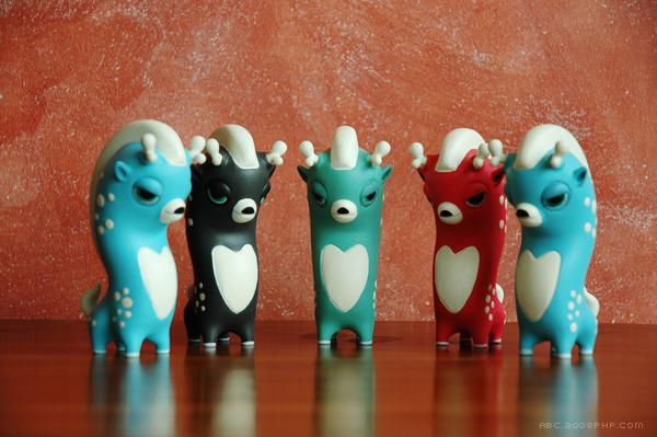 奥地利维也纳Teodoru Badiu玩具设计师作品-害羞魅力的海马姑娘树脂玩具---酷图编号8