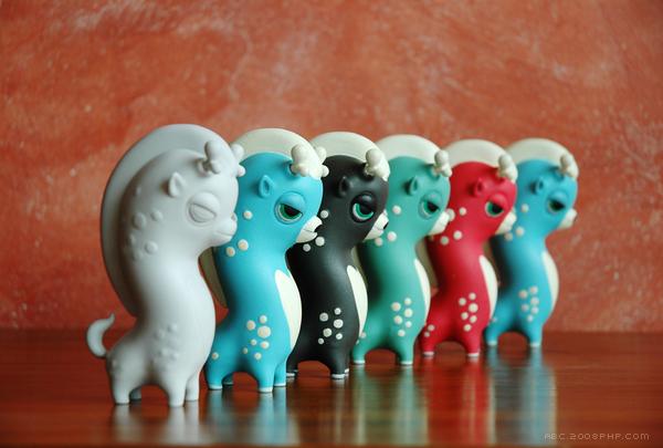 奥地利维也纳Teodoru Badiu玩具设计师作品-害羞魅力的海马姑娘树脂玩具---酷图编号7