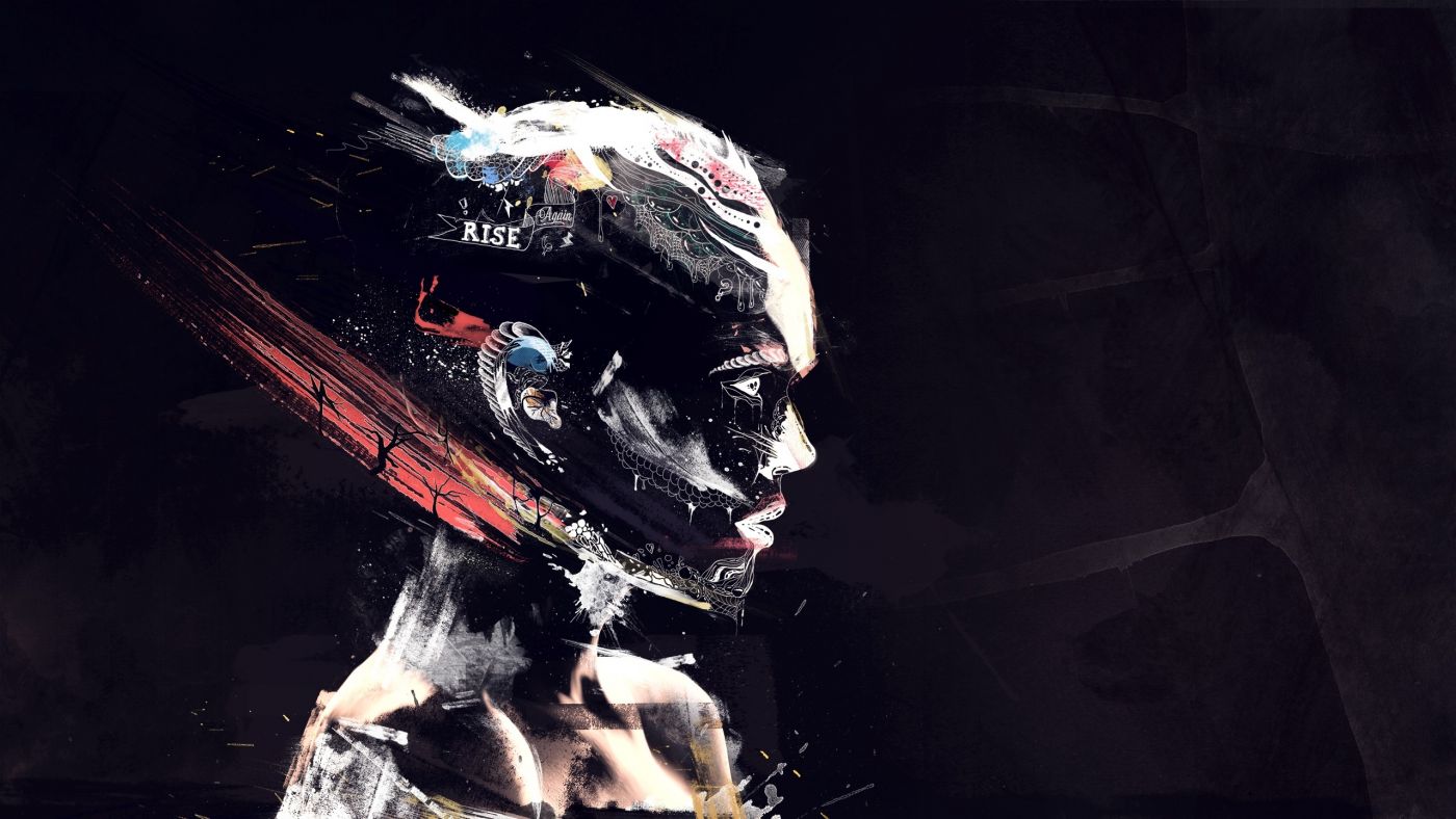 疯狂手绘插画人图片