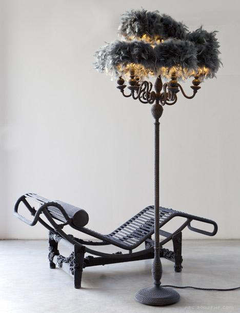 针编织纱线家居家具-意大利Loredana Bonora家居设计师作品---酷图编号1019281