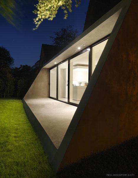 荷兰BaksvanWengerden建筑师作品-三角砖房屋建筑---酷图编号4