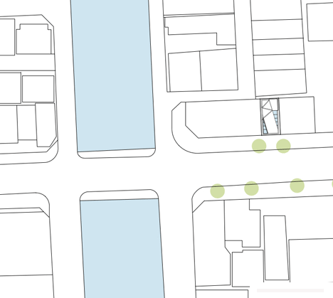 一个上层扭曲含空白色盒子的楼房建筑-日本Kenji建筑师作品---酷图编号25