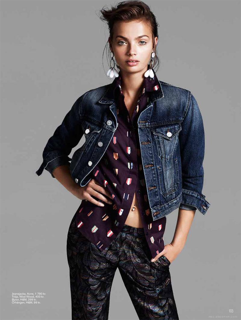 时髦杂志封面故事的合奏---酷图编号9