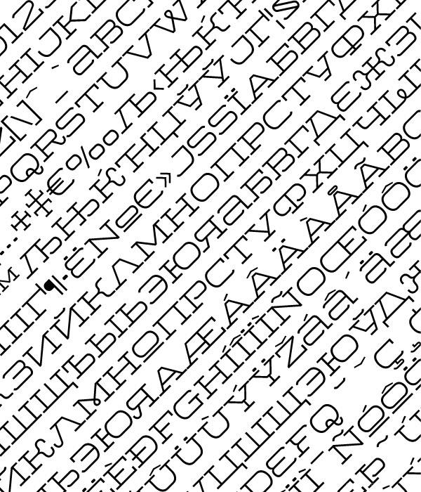 俄罗斯布良斯克Gaslight字体排版设计师作品---酷图编号2