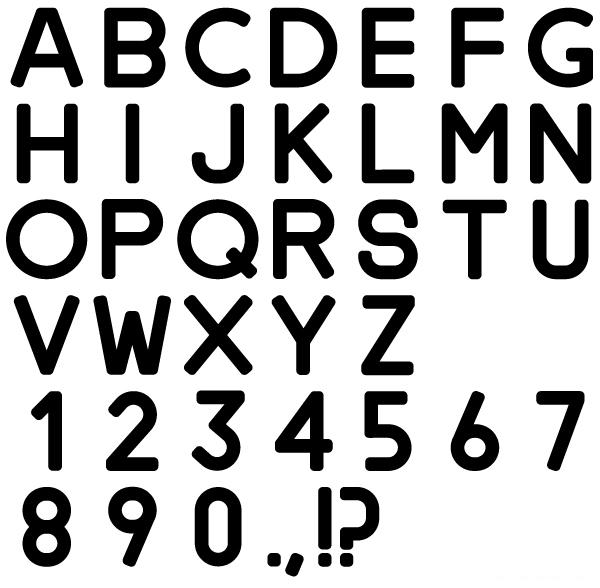 迷你创意字母字体桌子-美国华盛顿Liviu Avasiloiei-24岁年轻平面设计师作品---酷图编号1024893