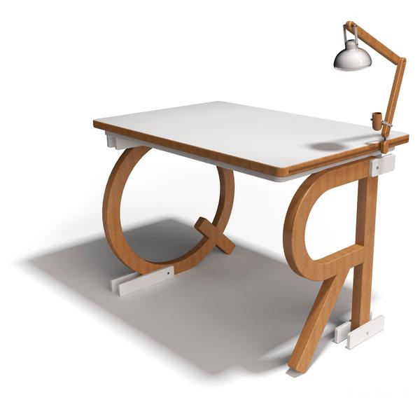 迷你创意字母字体桌子-美国华盛顿Liviu Avasiloiei-24岁年轻平面设计师作品---酷图编号1024907