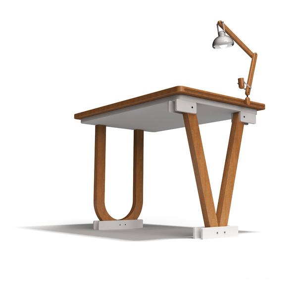 迷你创意字母字体桌子-美国华盛顿Liviu Avasiloiei-24岁年轻平面设计师作品---酷图编号1024911