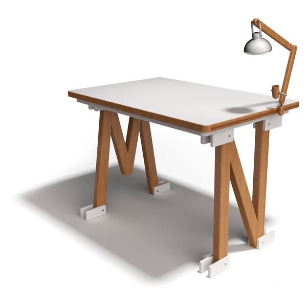 迷你创意字母字体桌子-美国华盛顿Liviu Avasiloiei-24岁年轻平面设计师作品---酷图编号1024913