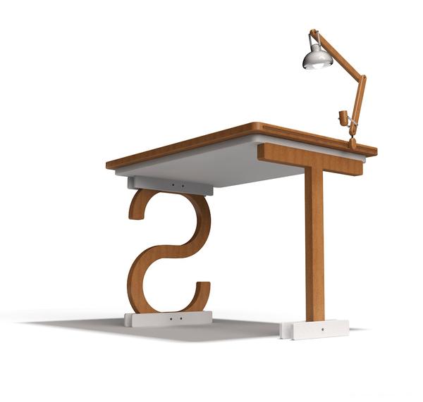 迷你创意字母字体桌子-美国华盛顿Liviu Avasiloiei-24岁年轻平面设计师作品---酷图编号1024922