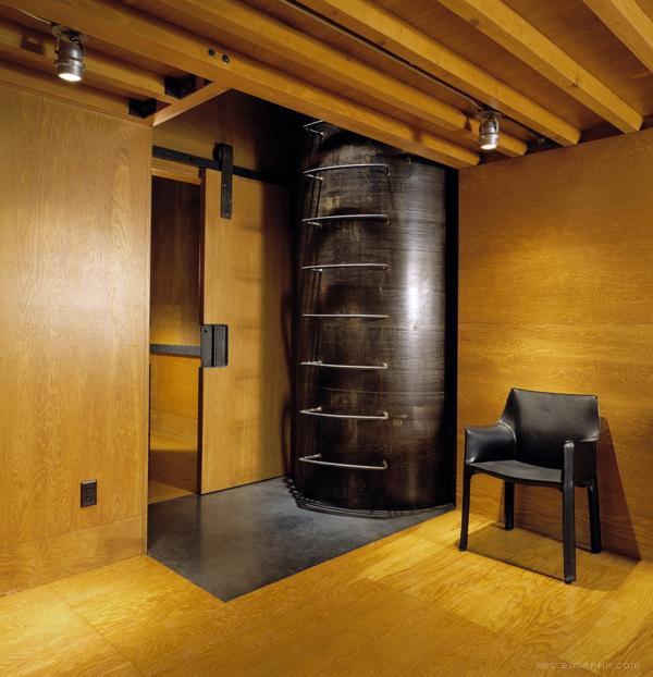 树林湖畔旁的Chicken Point客舱建筑-美国Tom Kundig建筑师作品---酷图编号1030427