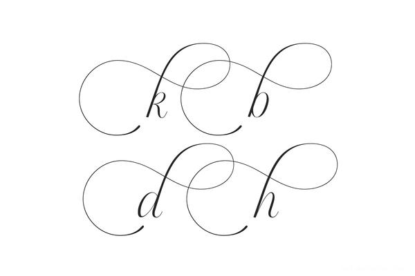 Doyald Script时尚欧式英文字体设计-克罗地亚萨格勒布Hrvoje Dominko字体插画设计师作品---酷图编号12