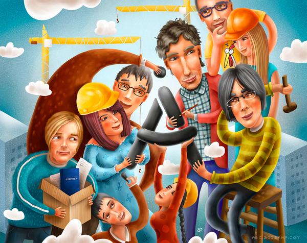 来吧宝贝!喜欢我的火插画-俄罗斯Fil Dunsky插画师作品---酷图编号1