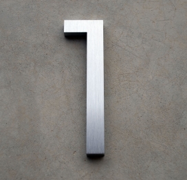 金属立体数字-1-9