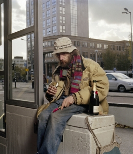 荷兰Vrij喝饮料人像