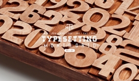 俄罗斯摩尔曼斯克Pavel Emelyanov设计师-立体木雕英文数字体