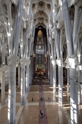 巴塞罗那教堂建筑摄影