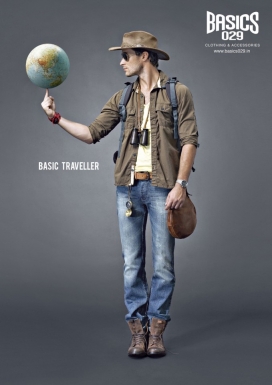 Basics 029服装平面广告