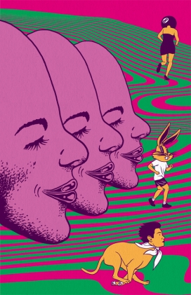 体育运动会插画-俄罗斯莫斯科Andrew Flakonkishochki插画师作品