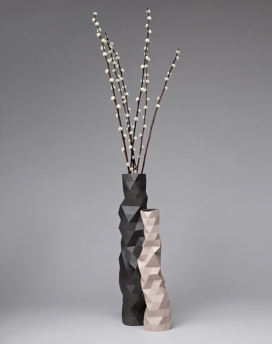 伦敦设计师 Phil Cuttance-一台机器+像素花瓶