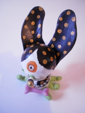 翼蝙蝠耳狗娃娃玩具