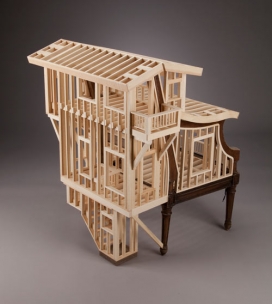 Ted Lott小房子帧木材