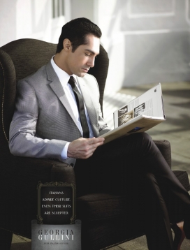 意大利Georgio Gullini品牌服装平面广告