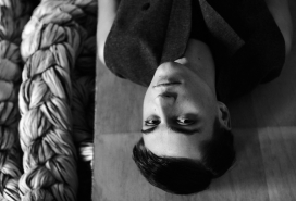 乌克兰基辅Dzina Danilovich摄影师黑白人像作品-TARAKANOVA S/S 2012