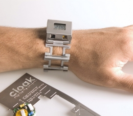 不锈钢薄板的手表