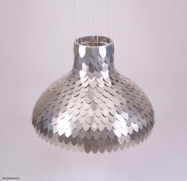 鳞片灯饰+椅子设计